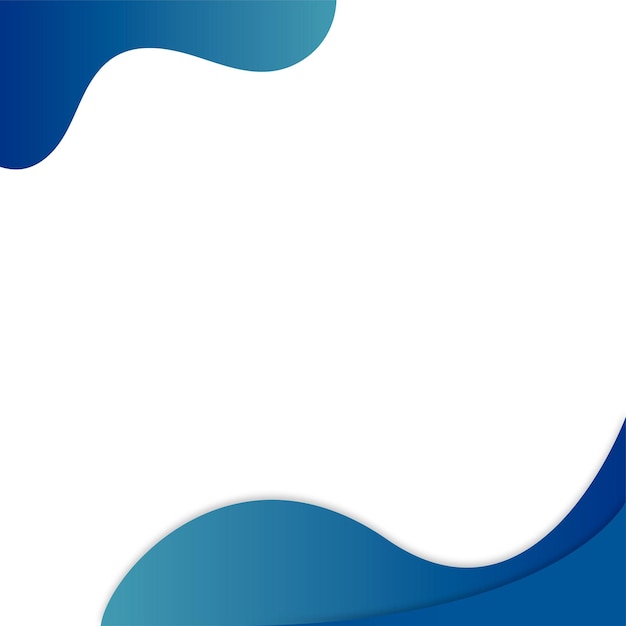 Fronteira azul Png em fundo transparente