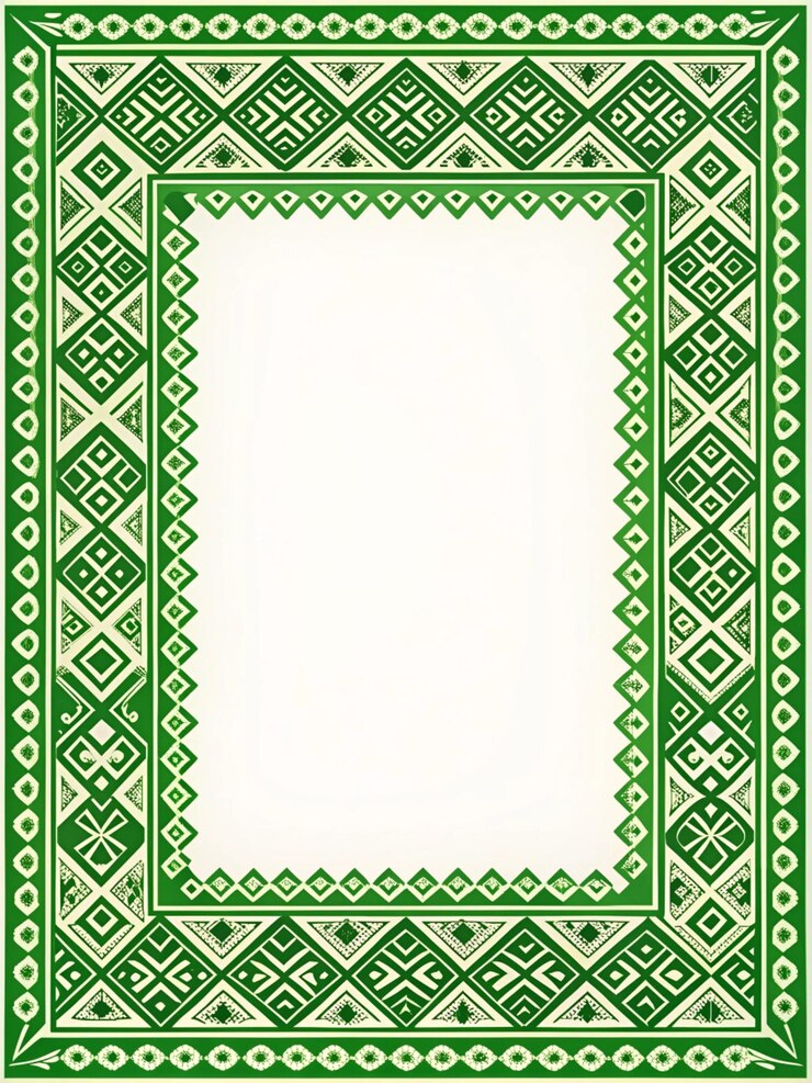 Foto fronteira verde tribal