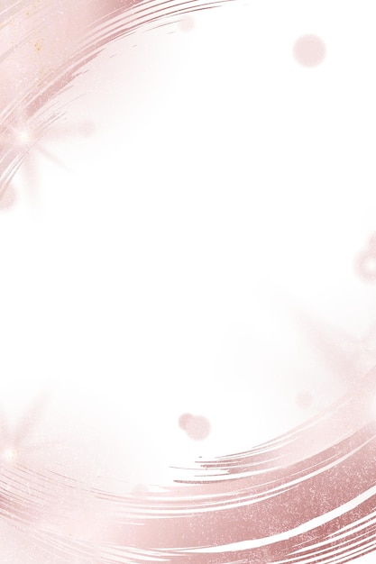 Frontera de brillo rosado pastel Png