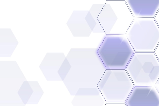 Frontera hexagonal png trasfondo de tecnología digital transparente