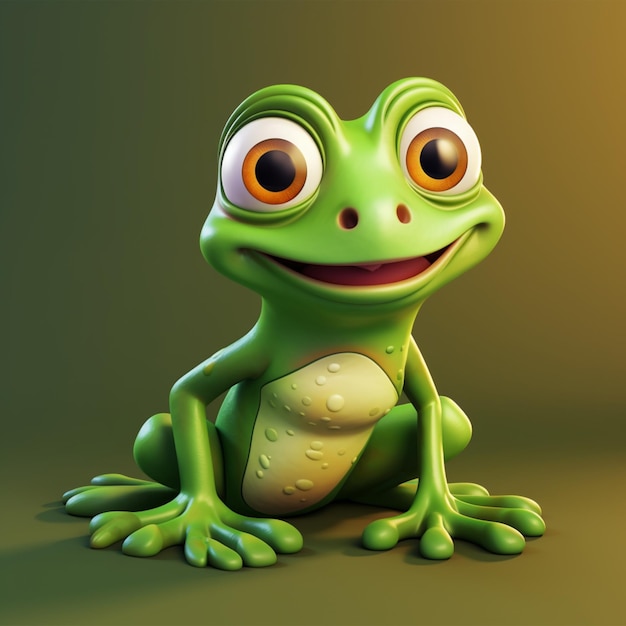 Frosch-Cartoon-Logo