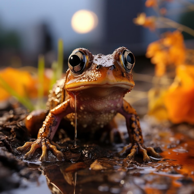 Frosch in der Natur