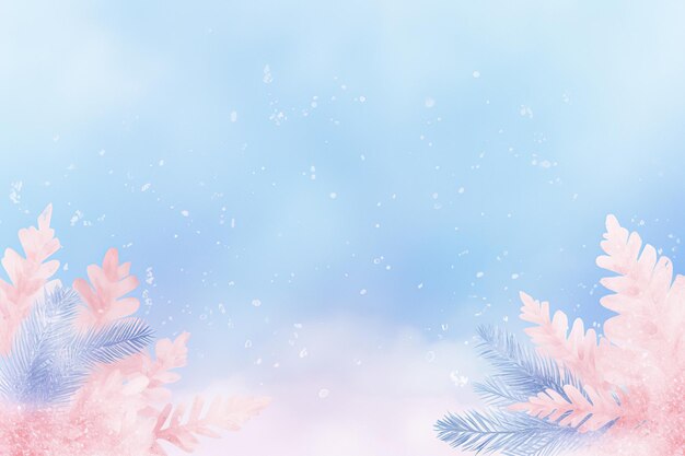 Foto frosty pastel dreams con textura de invierno en tonos suaves y serenos