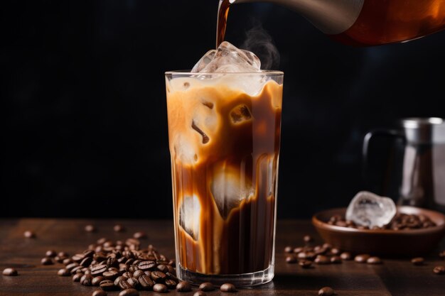 Frosty Perfection Exquisite 32 Iced Cold Brew Kaffee mit dem Reichtum der Milch