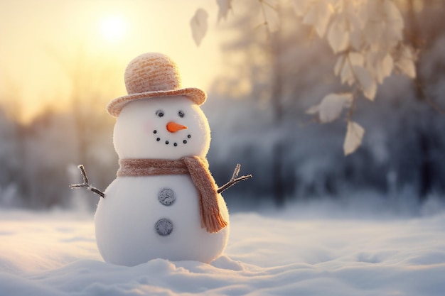 Frosty Snowman Generativo ai