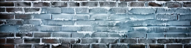 Frozen Beautiful Brick Texture Hintergrundmuster Generative KI