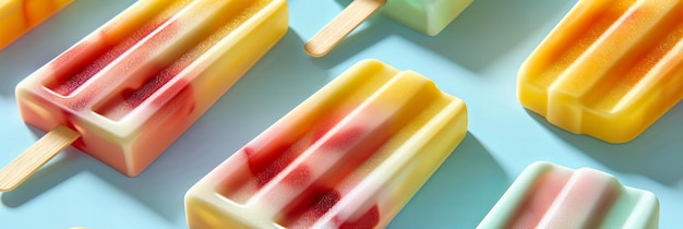 Frozen Delights Una colección de helados de frutas caseros que celebran la frescura y los sabores del verano