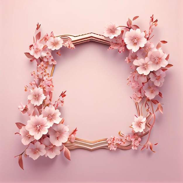 Frühling Beauliful Cherry Blossom BackgroundGenerative AI