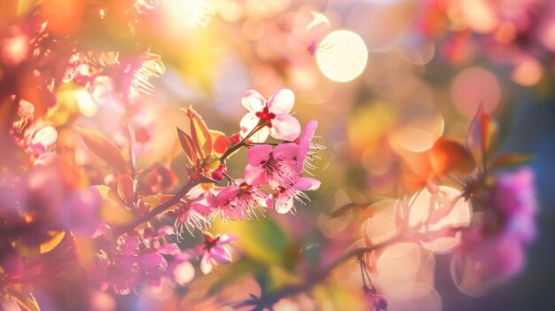 Frühling natürlicher floraler Osterhintergrund