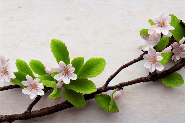 Frühlings-Blumen-Zweig-Hintergrund