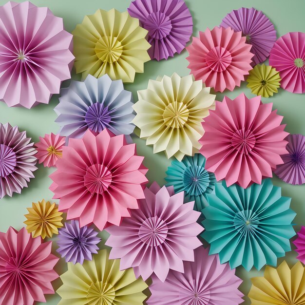 Frühlingsblumen aus Origami