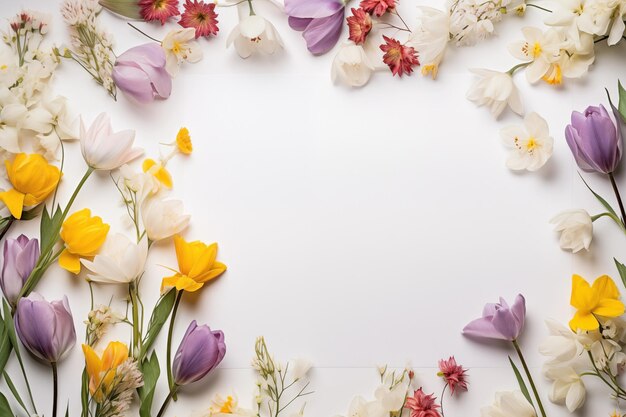 Frühlingsblumen-Hintergrund Glücklicher Oster, Muttertag, Internationaler Frauentag