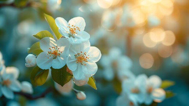 FrühlingshintergrundFrühlingsblumenBlühender Baum über Naturhintergrund