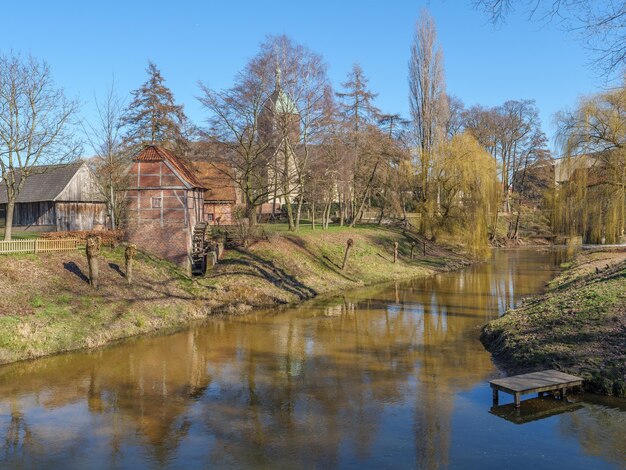 Foto frühlingszeit in vreden, deutschland