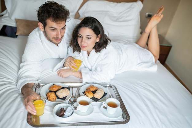 Frühstück im Bett