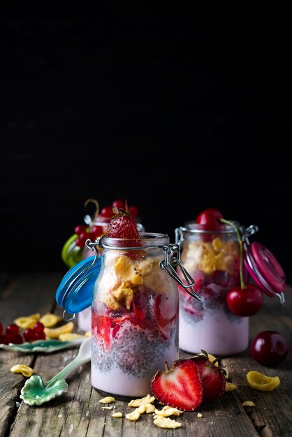 Frühstück im Glas