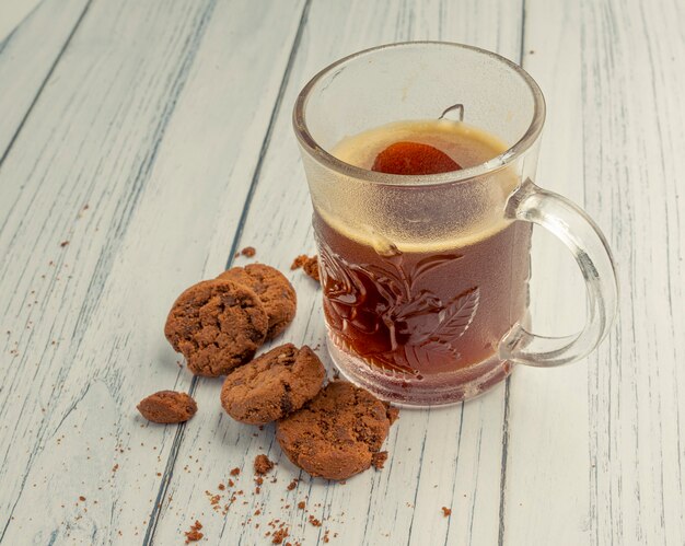 Frühstück Kaffee Brot Kekse