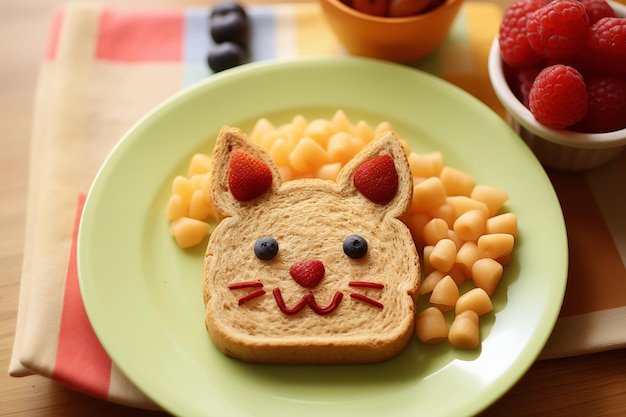 Frühstücksidee für Kinder Gesundes Essen für Babys Essen Kunstmahlzeit