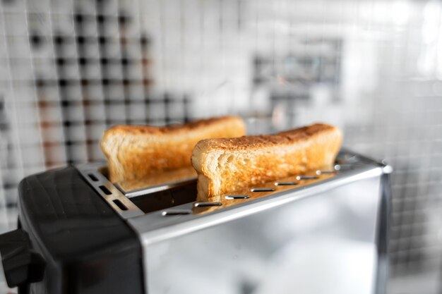 Frühstückstoast. Toastbrot