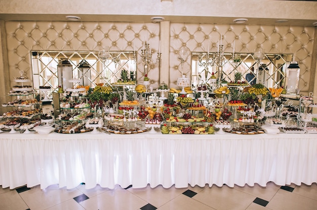 Fruit Empfänge bei der Hochzeit