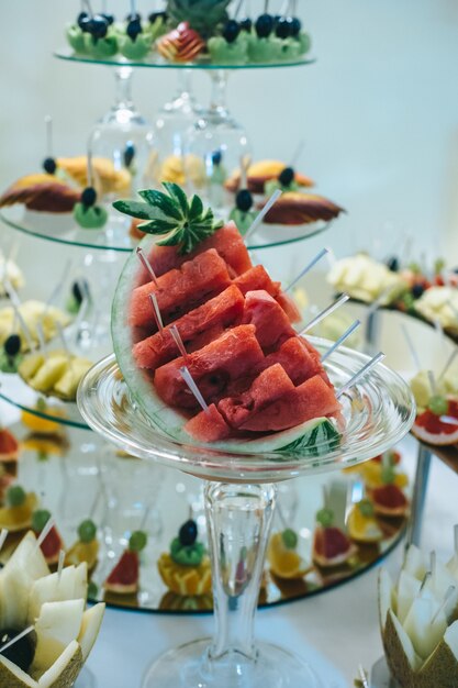 Fruit Empfänge bei der Hochzeit