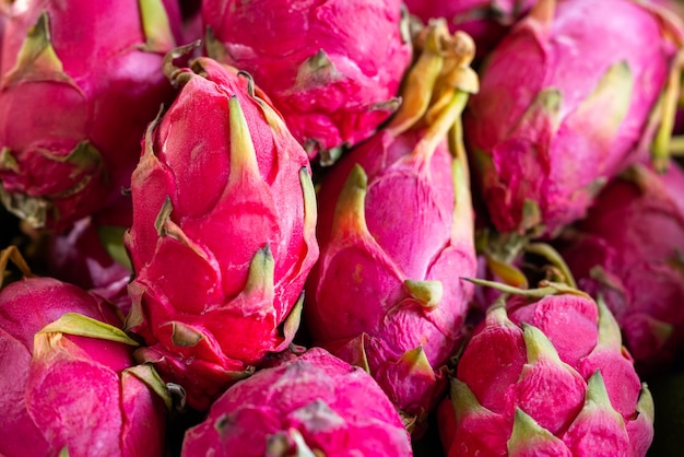 Fruta do dragão fresca no mercado