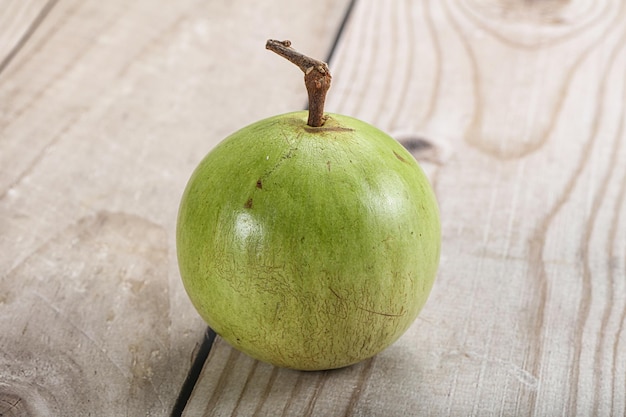 Foto fruta dulce tropical sapote manzana estrella