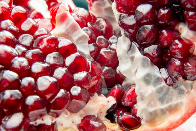 Fruta fresca madura granada. romã