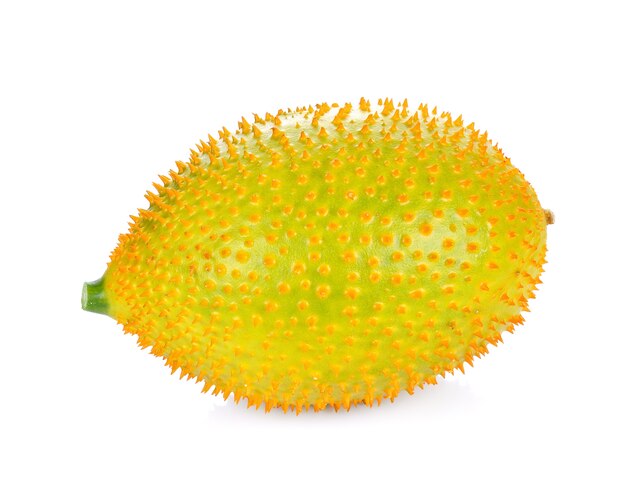 Fruta gac, baby jackfruit, spiny bitter gourd, sweet grourd ou cochinchin gourd