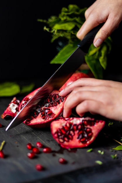 Foto fruta de granada