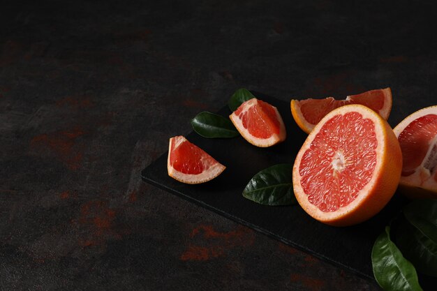 Foto fruta jugosa de verano pomelo concepto de alimentos frescos