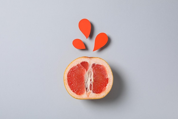 Foto fruta jugosa de verano pomelo concepto de alimentos frescos
