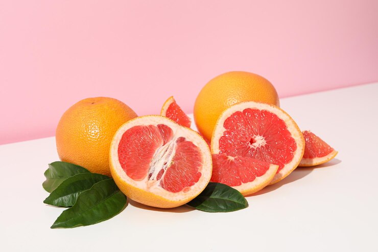 Fruta jugosa de verano pomelo concepto de alimentos frescos