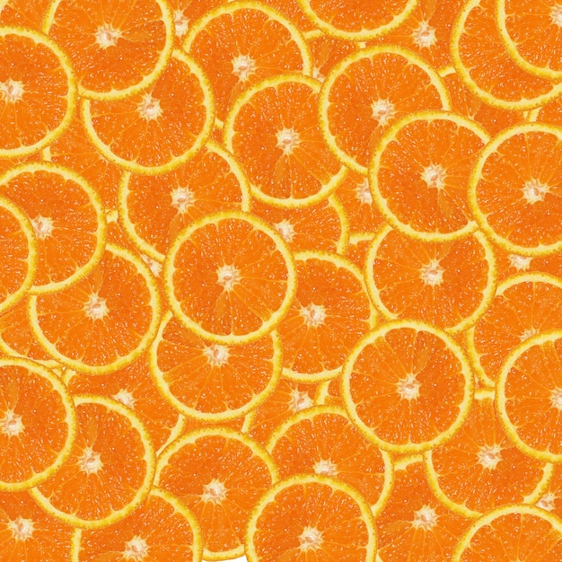 Fruta laranja. fatias de laranja fundo laranja