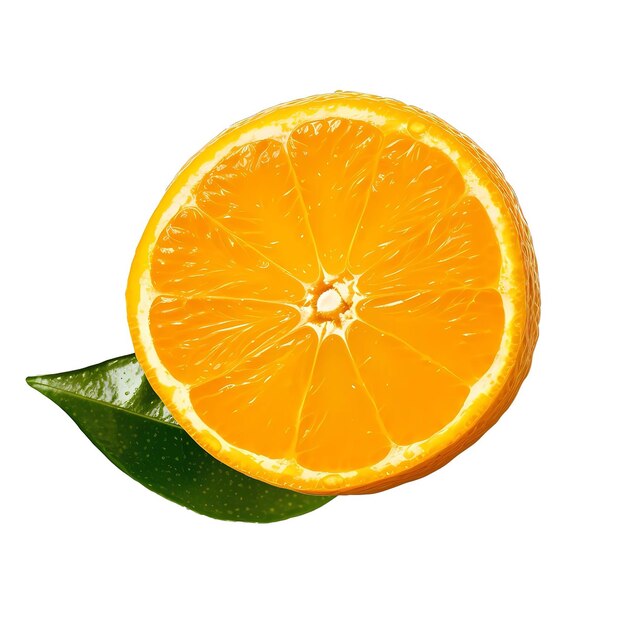 fruta laranja isolada em alta resolução de fundo branco