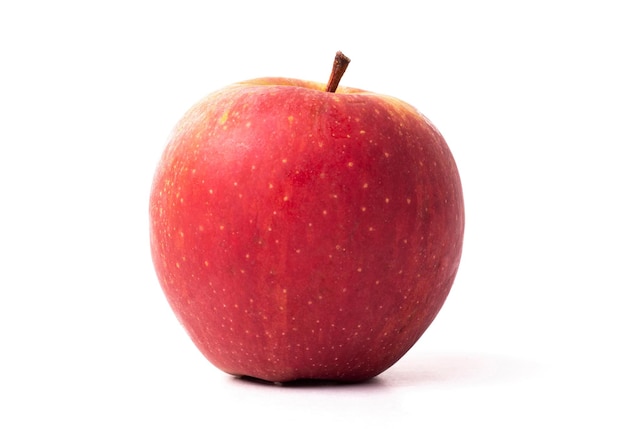 Foto fruta de manzana aislada sobre fondo blanco