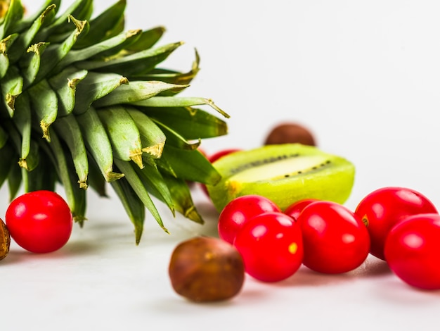 La fruta en la mesa