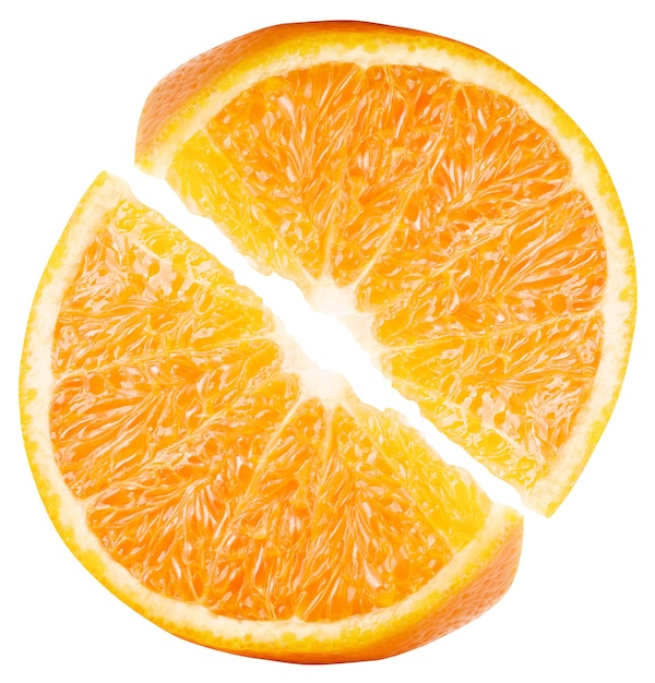 Foto fruta naranja aislada en blanco