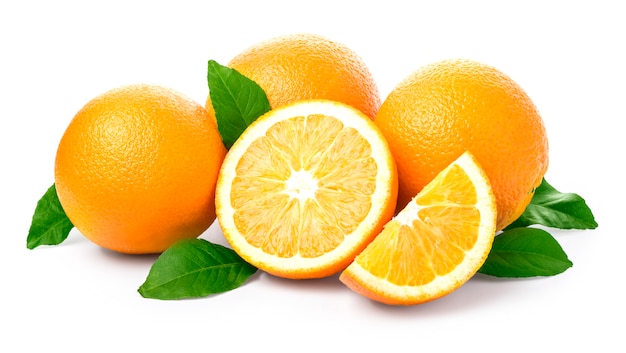 Fruta naranja aislada