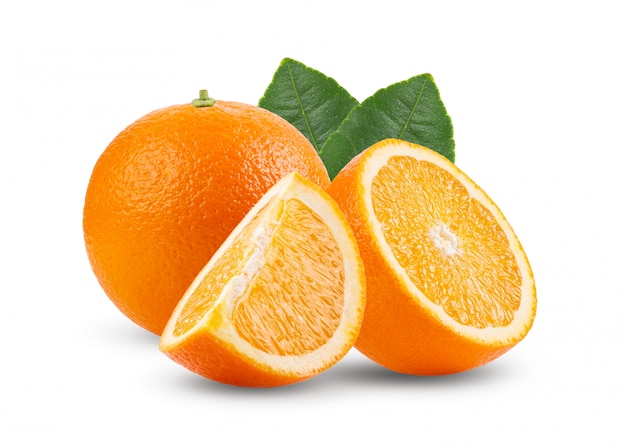 Fruta naranja aislada