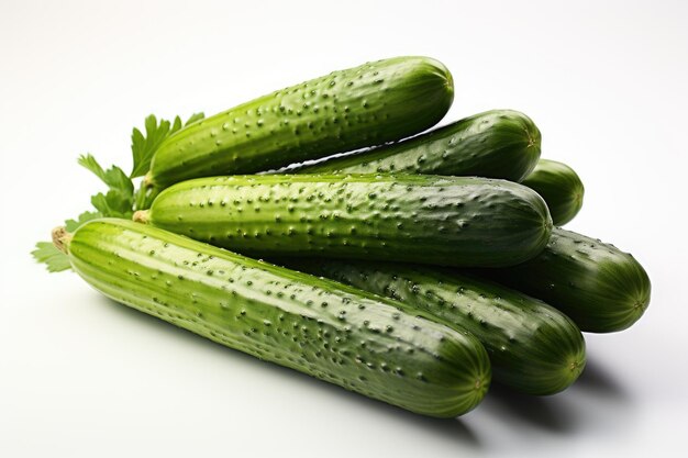 fruta de pepino en la mesa de la cocina fotografía de comida publicitaria profesional