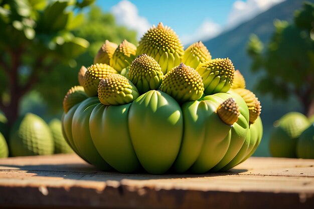 Fruta tropical durian deliciosa fruta extranjera importada costosa papel tapiz durian de fondo