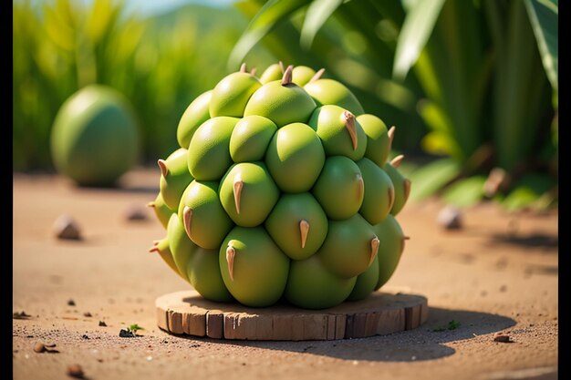 Fruta tropical durian deliciosa fruta extranjera importada costosa papel tapiz durian de fondo