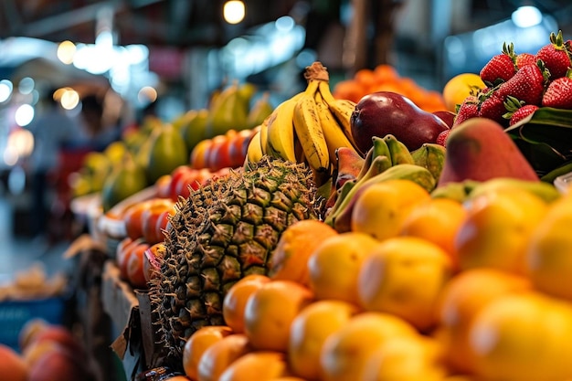 Fruta tropical en Tailandia