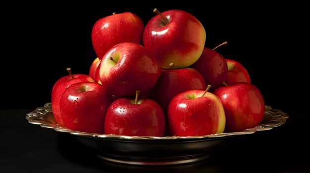 Frutas alimentos trasfondo de ensalada de frutas