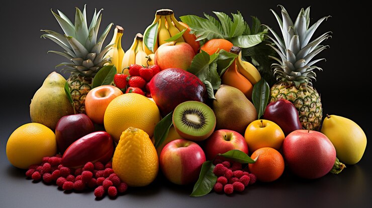 frutas y bayas frescas