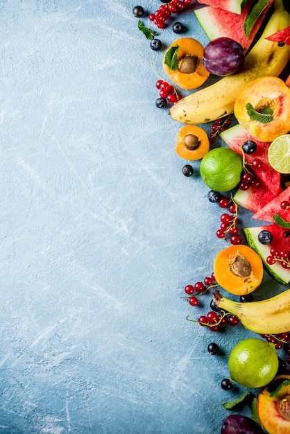 Frutas y bayas de verano