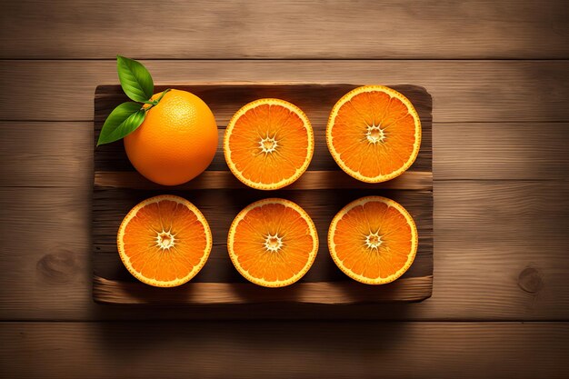 Frutas de laranja frescas cortadas em água espalhadas isoladas em preto