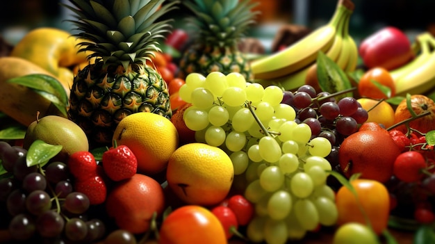 frutas e legumes papel de parede HD 8K Imagem fotográfica de estoque