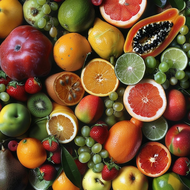 Foto frutas e vegetais